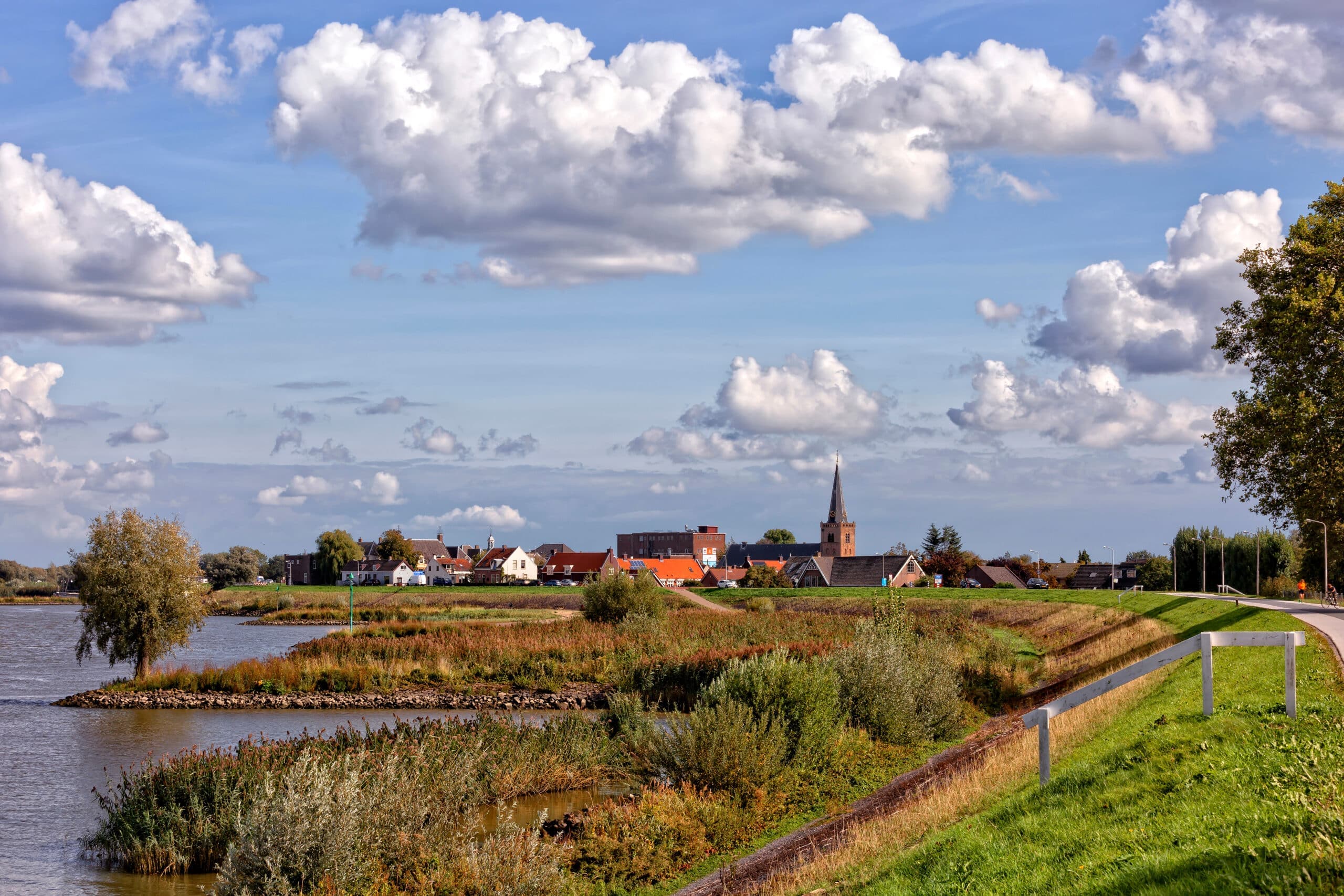 Dutch,Country,View,Looking,To,The,Dutch,Polders,And,Dykes