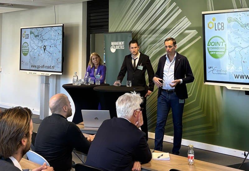 Foto Frans bij logistiek dag